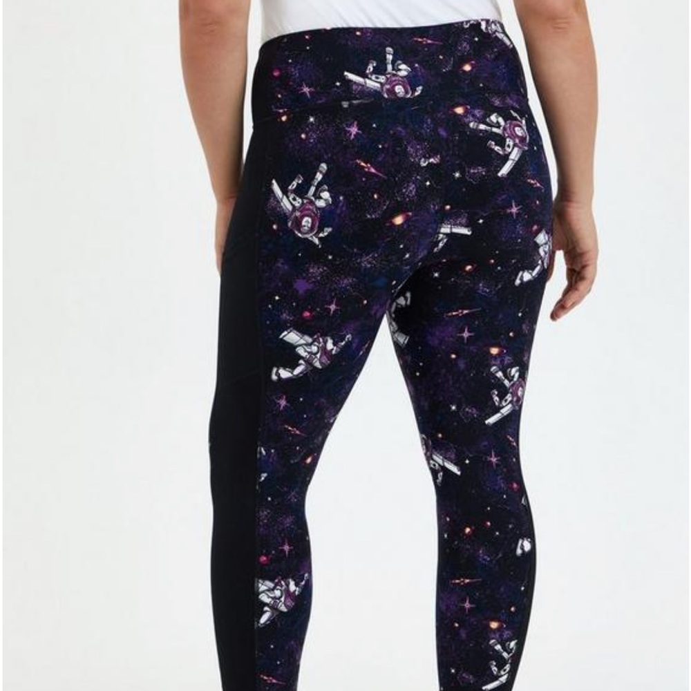 Torrid Disney Pixar Toy Story Buzz Lightyear Galaxy High-Rise Crop Legging - Picture 3 of 8